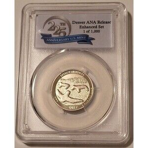 2017 S Effigy Mounds NP Quarter Enhanced SP70 PCGS FDI Denver ANA